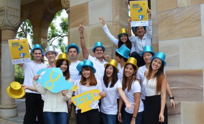 The ICTE-UQ class behind the ICed-TEa fundraiser